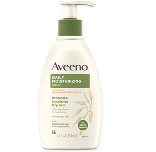 Aveeno Daily Moisturizing Body Lotion with Broad Spectrum SPF 15 Sunscreen