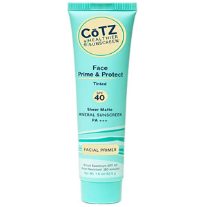 Cotz Face Prime & Protect Tinted Mineral Sunscreen