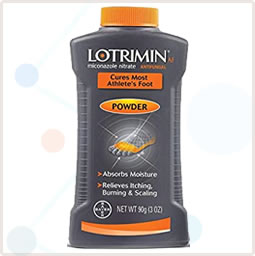 Lotrimin - Antifungal Powder, Miconazole Nitrate 2% Treatment, Clinically Proven Effective Antifungal Treatment
