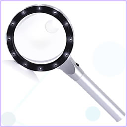 Msqtie - Woods Lamp Pets UV Light Handheld Magnifying Glass - Inspection Lights Skin Analyze