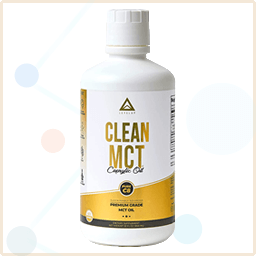 LevelUP - Clean MCT Oil 100% Pure C8 Caprylic Acid Triglycerides