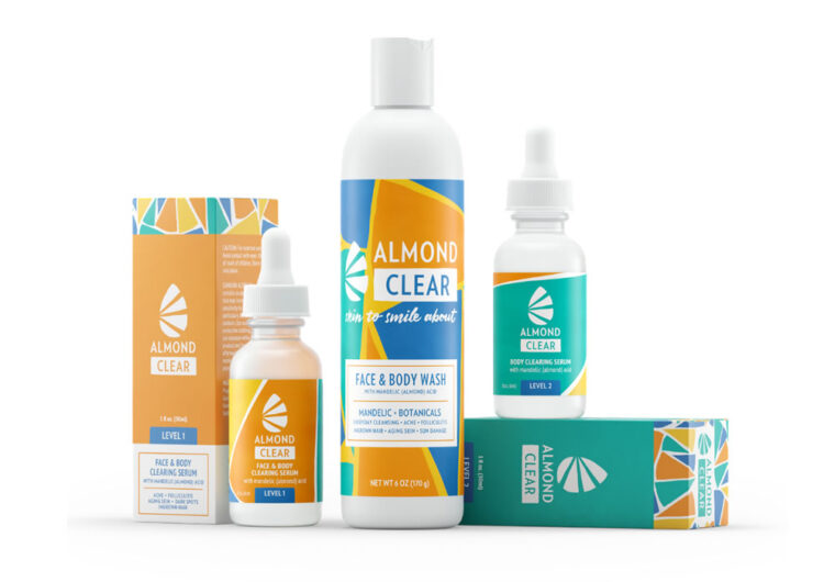 Almond Clear - Level 1 and Level 2 Mandelic Acid Serums and Exfoliating Pads - Almond Clear Face & Body Wash