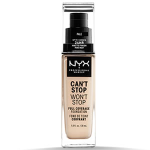 NYX Professional Makeup Can't Stop Won't Stop Foundation - Fungal Acne Safe Products