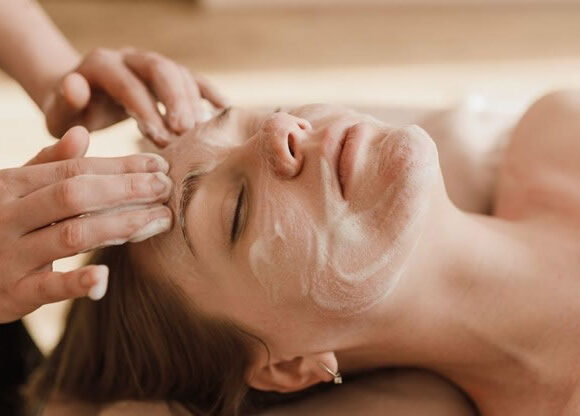 The best skin care routine for fungal acne performed by a professional