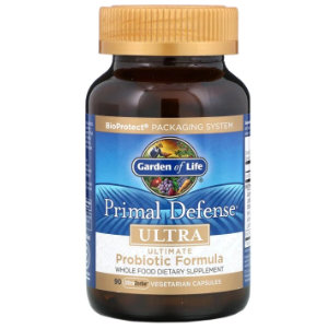 Garden of Life Primal Defense Ultra Ultimate Probiotic Formula - 15 Billion CFU - The Best Probiotic for Fungal Acne