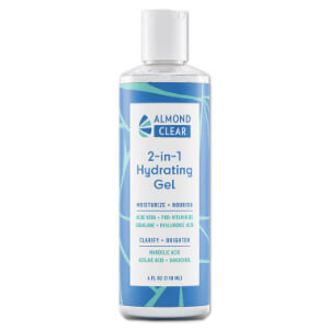 Almond Clear 2-in-1 Hydrating Gel - The best fungal acne safe moisturizer for oily acne prone skin and folliculitis -prone skin