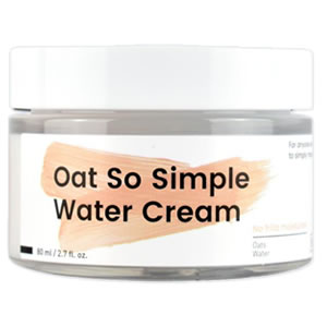 Krave Beauty - Oat So Simple Water Cream, Glycerin-Free + Fungal Acne Safe Product
