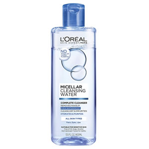 L’Oreal Complete Cleanser Waterproof, glycerin-free, fungal acne safe micellar water