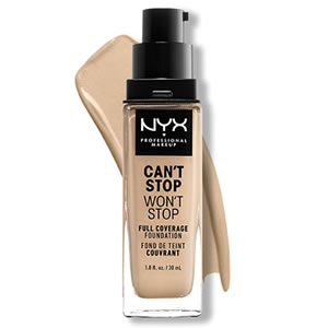 NYX Can't Stop Won't Stop Foundation Glycerin-Free + Fungal Acne Safe Product