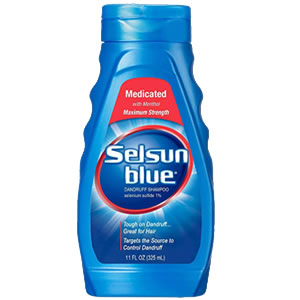 Selsun Blue Medicated Maximum Strength Dandruff Shampoo Fungal Acne Treatment