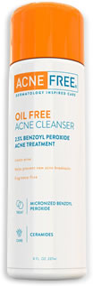 AcneFree-Oil-Free-Acne-Cleanser - Benzoyl Peroxide Face Wash