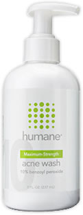 Humane – Acne Wash (Maximum-Strength) - Benzoyl Peroxide Face Wash
