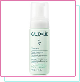Caudalie Vinoclean - Gentle Foam Cleanser - Best Fungal Acne Safe Face Wash