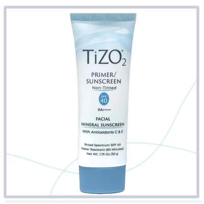TiZO2 Facial Mineral Sunscreen and Primer - (Non-Tinted)