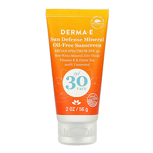 Derma E - Sun Defense Mineral Oil-Free Face Sunscreen SPF 30
