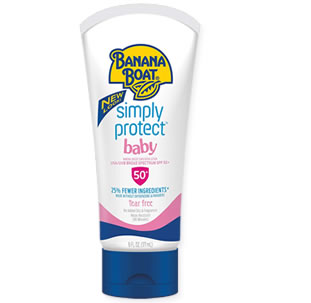 Banana Boat Simply Protect Baby Sunscreen Lotion SPF 50