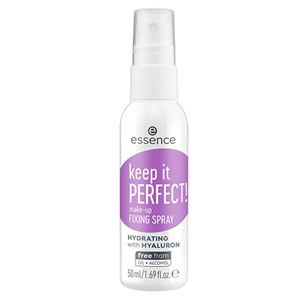 Essence Keep It Perfect! Makeup Fix Spray, Glycerin-Free, Fungal Acne Safe Product