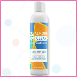 The Absolute Best Fungal Acne Products for All Skin - Cleansers -Almond Clear Face & Body Wash