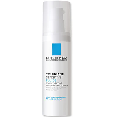 La Roche Posay - Toleriane Sensitive Fluide Protective Moisturizer - A fungal acne safe moisturizer for post procedure or sensitive skin