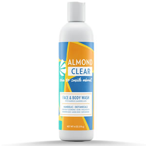 Almond Clear Face and Body Wash - Fungal Acne Safe Products