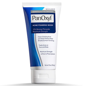The Best Face Wash For Hormonal Acne -PanOxyl Acne Foaming Wash Benzoyl Peroxide 10% Maximum Strength