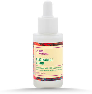 Good Molecules Niacinamide Serum - Lightweight with 10% Niacinamide (vitamin B3) medium strenght