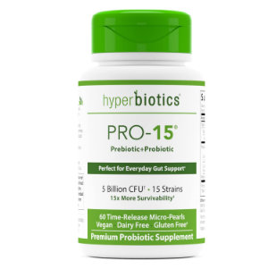 Hyperbiotics Pro-15 Vegan Probiotic Supplement